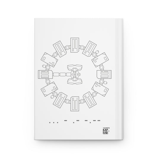 Thoughts on Interstellar - Hardcover notebook (White)