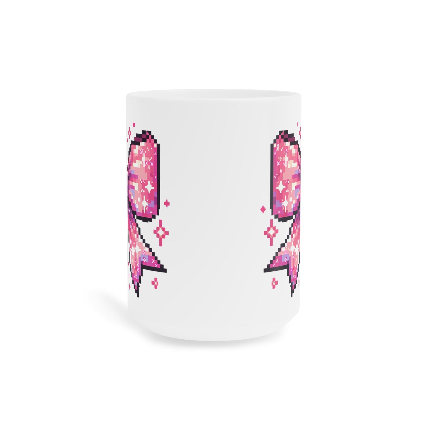 8-Bit Pink Bow Mug (11oz\15oz)