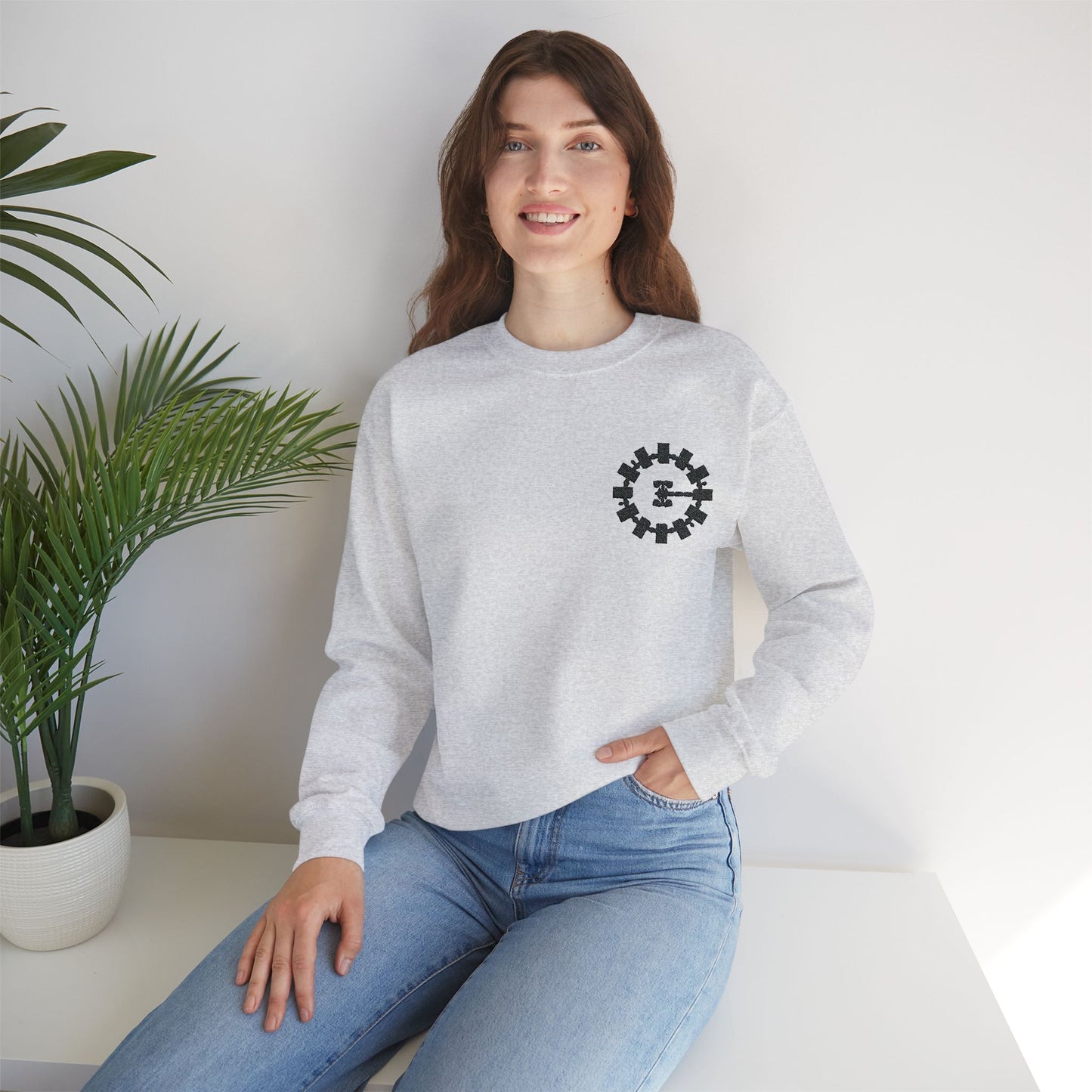 Interstellar Embroidered Crewneck Sweatshirt, Endurance