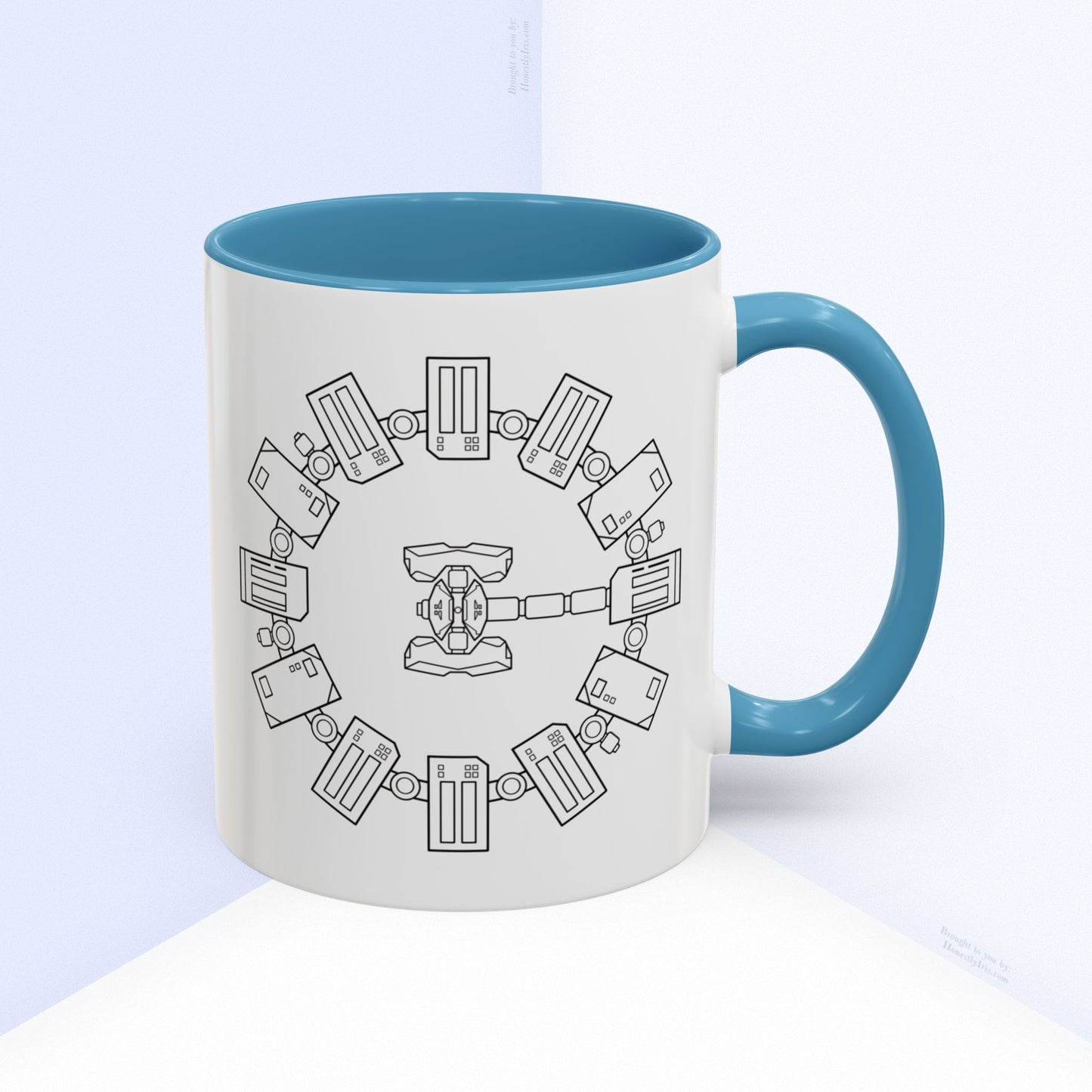 Minimalist Interstellar Accent Mug, Endurance