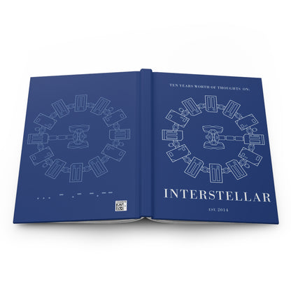 Thoughts on Interstellar - Hardcover notebook (Blue)