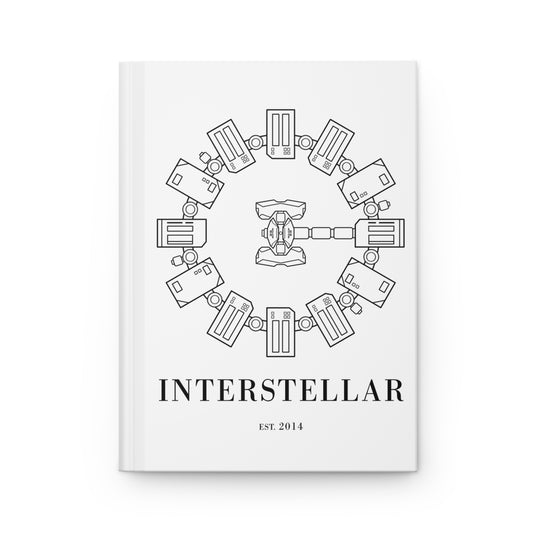 Interstellar - Hardcover notebook (White)