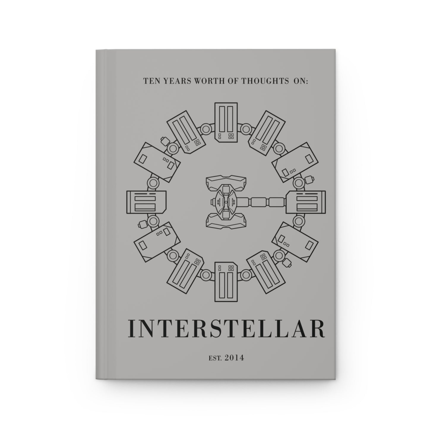 Thoughts on Interstellar - Hardcover notebook (Grey)