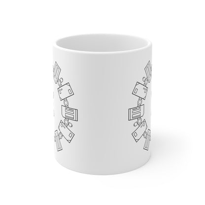 Minimalist Interstellar Coffee Mug, Endurance