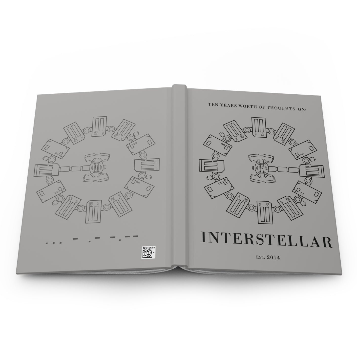 Thoughts on Interstellar - Hardcover notebook (Grey)