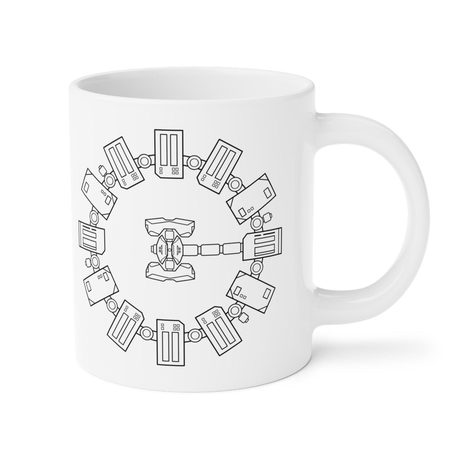 Minimalist Interstellar Coffee Mug, Endurance