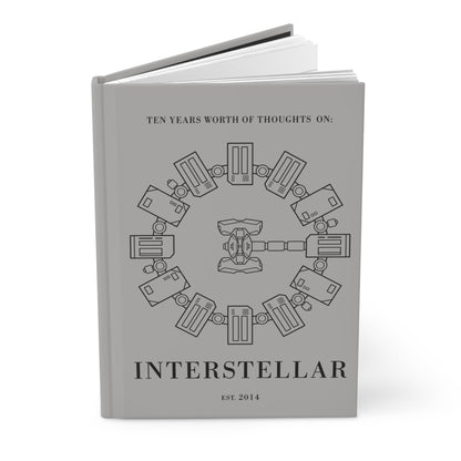 Thoughts on Interstellar - Hardcover notebook (Grey)