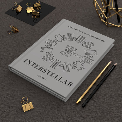 Thoughts on Interstellar - Hardcover notebook (Grey)