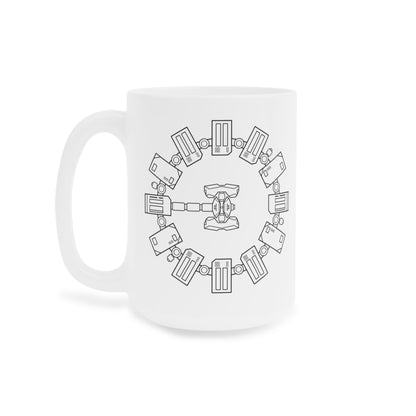 Minimalist Interstellar Coffee Mug, Endurance