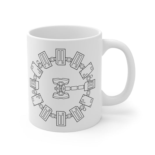 Minimalist Interstellar Coffee Mug, Endurance