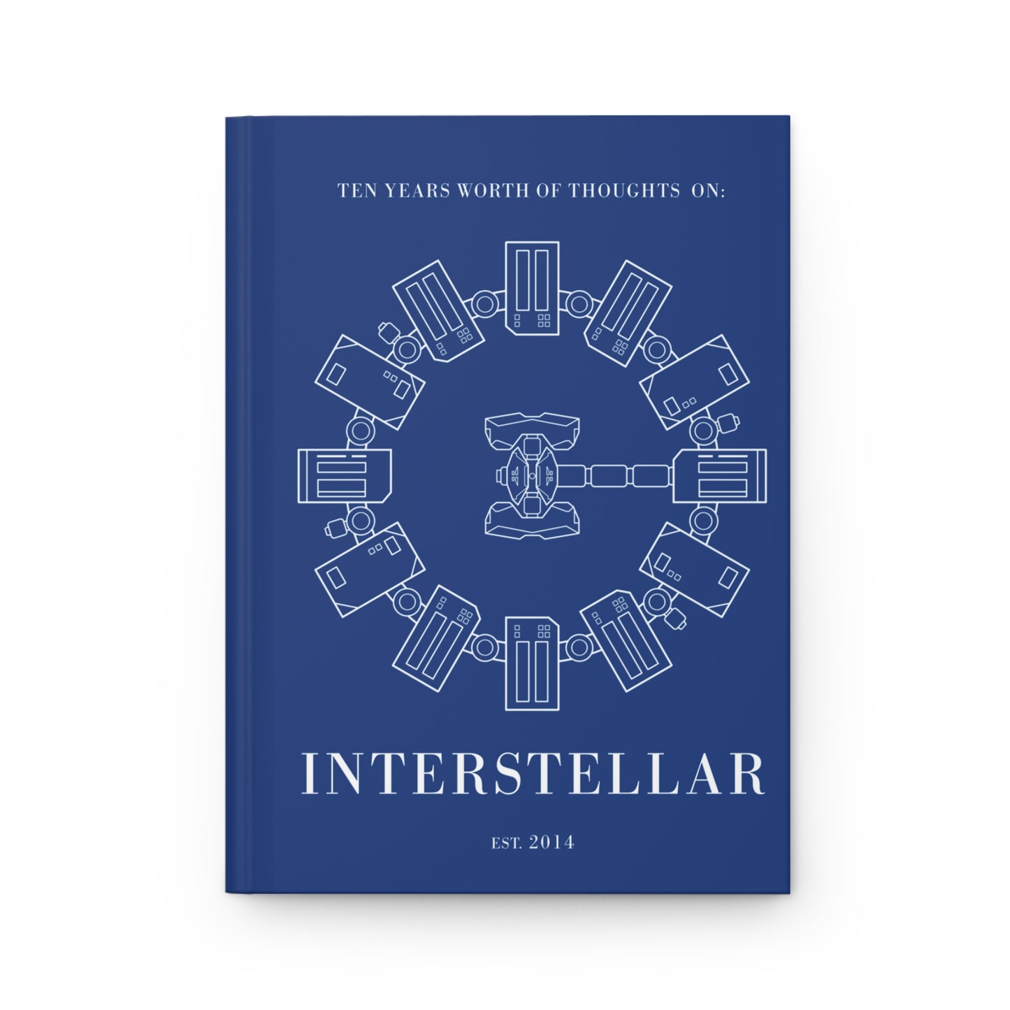 Thoughts on Interstellar - Hardcover notebook (Blue)