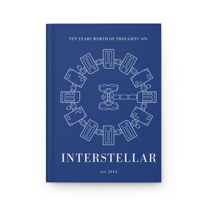 Thoughts on Interstellar - Hardcover notebook (Blue)