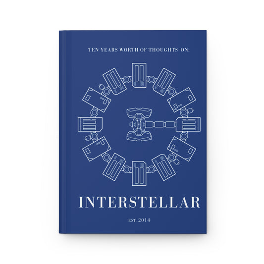 Thoughts on Interstellar - Hardcover notebook (Blue)