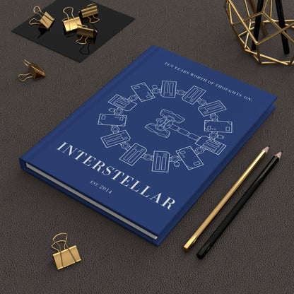 Thoughts on Interstellar - Hardcover notebook (Blue)