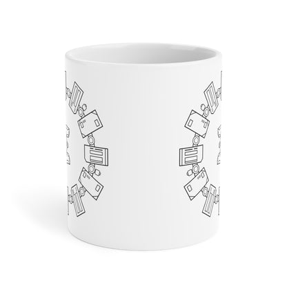Minimalist Interstellar Coffee Mug, Endurance