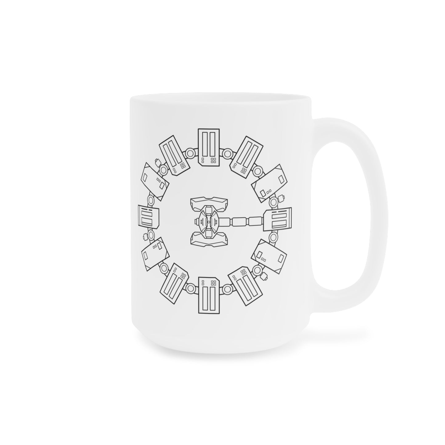 Minimalist Interstellar Coffee Mug, Endurance
