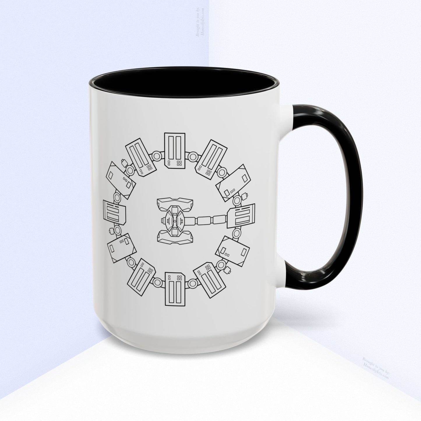 Minimalist Interstellar Accent Mug, Endurance