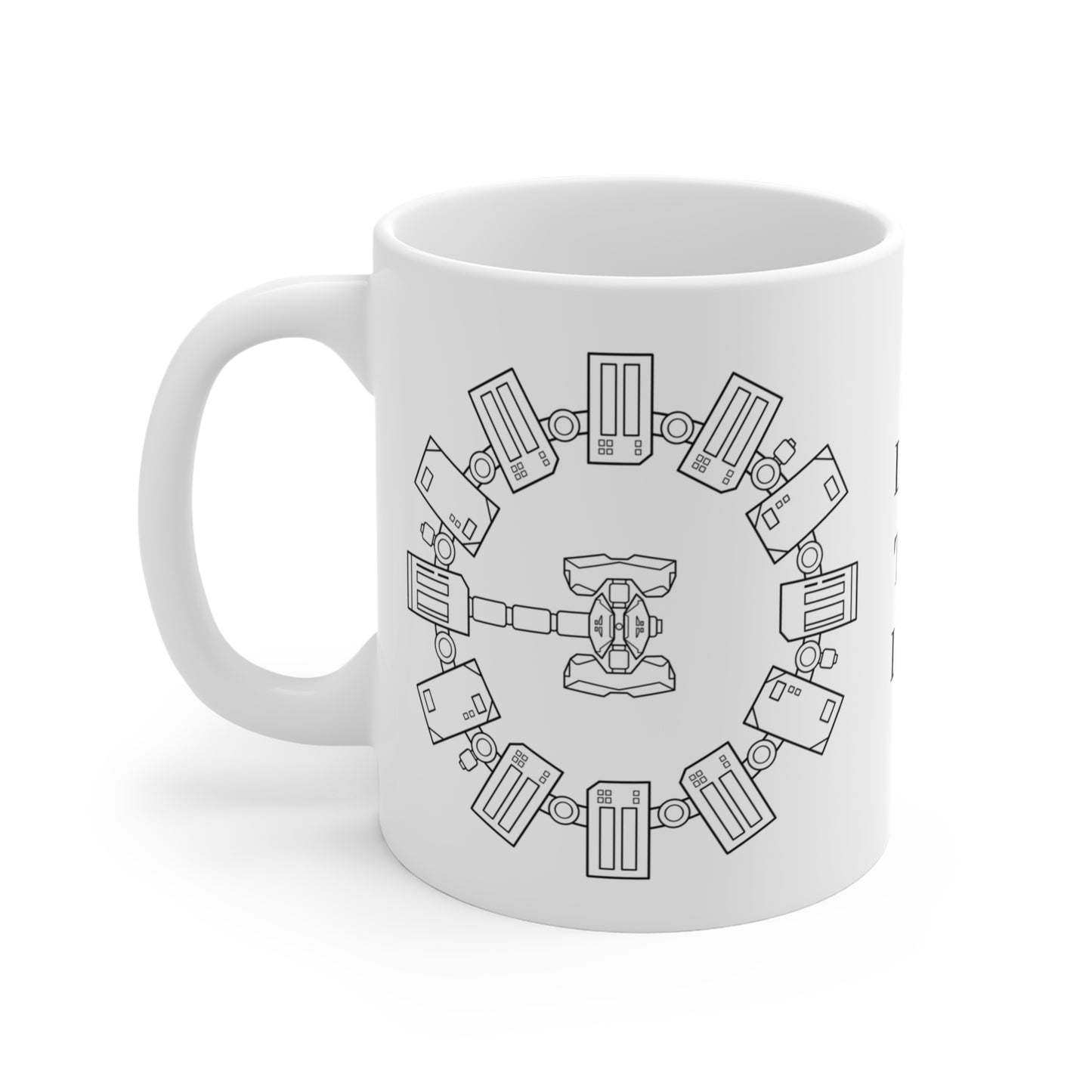 Minimalist Interstellar Coffee Mug, Love, Tars. Love