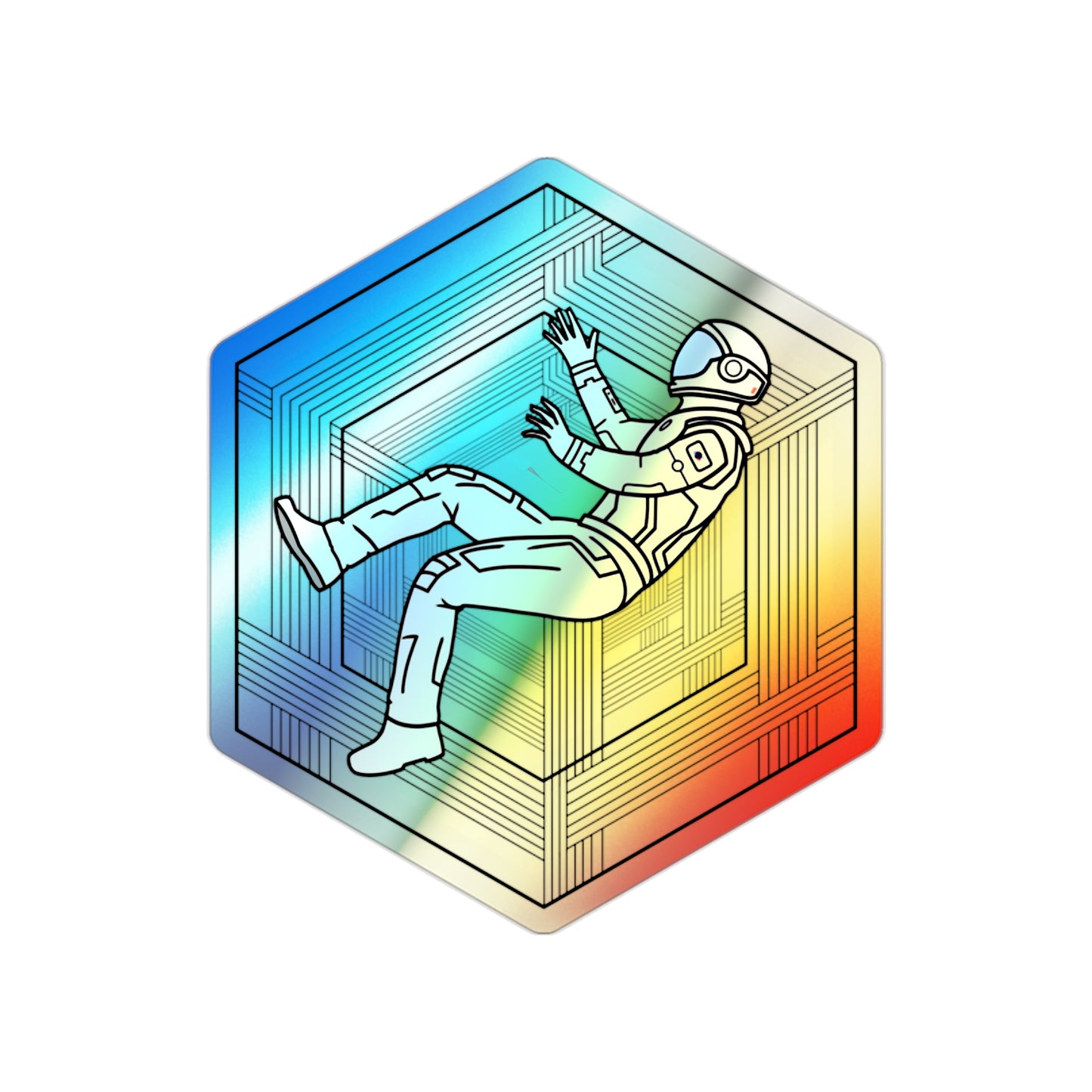 Cooper in the Tesseract, Holographic Sticker