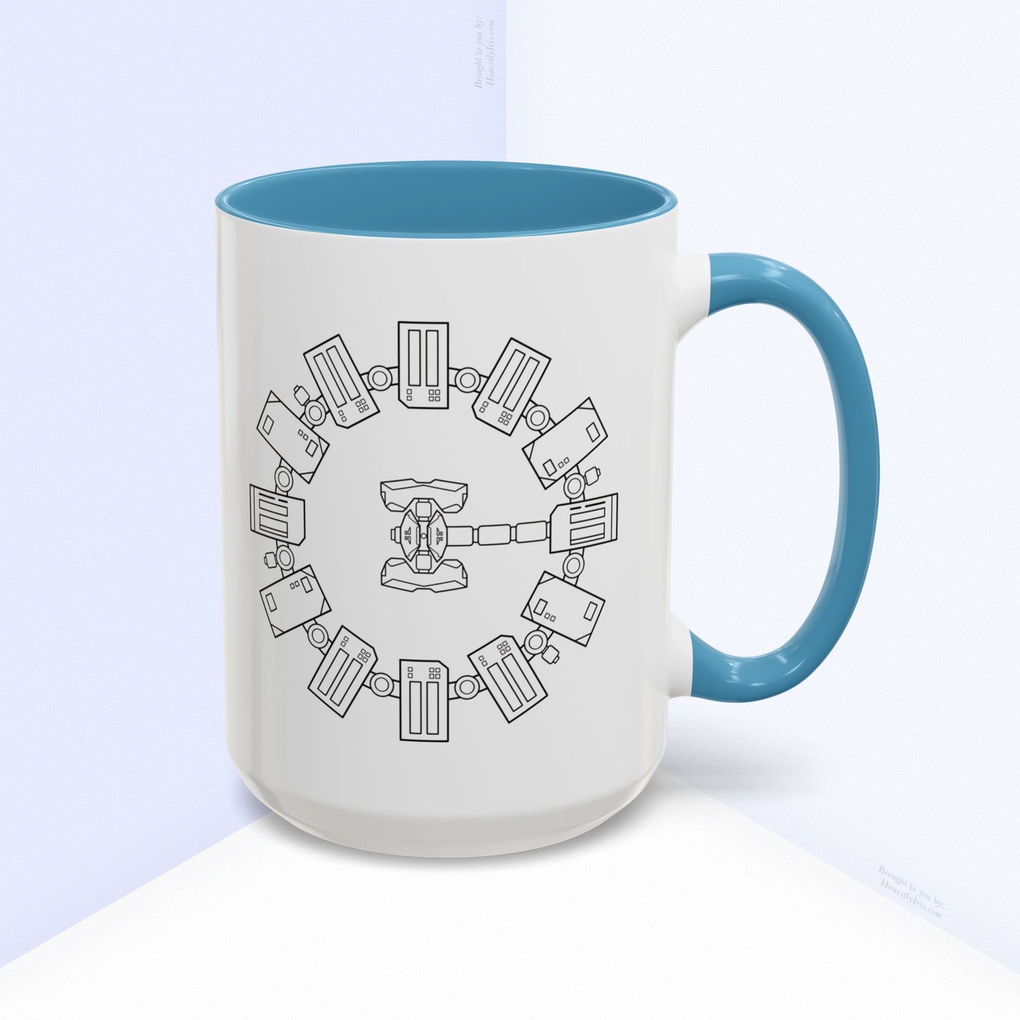 Minimalist Interstellar Accent Mug, Endurance