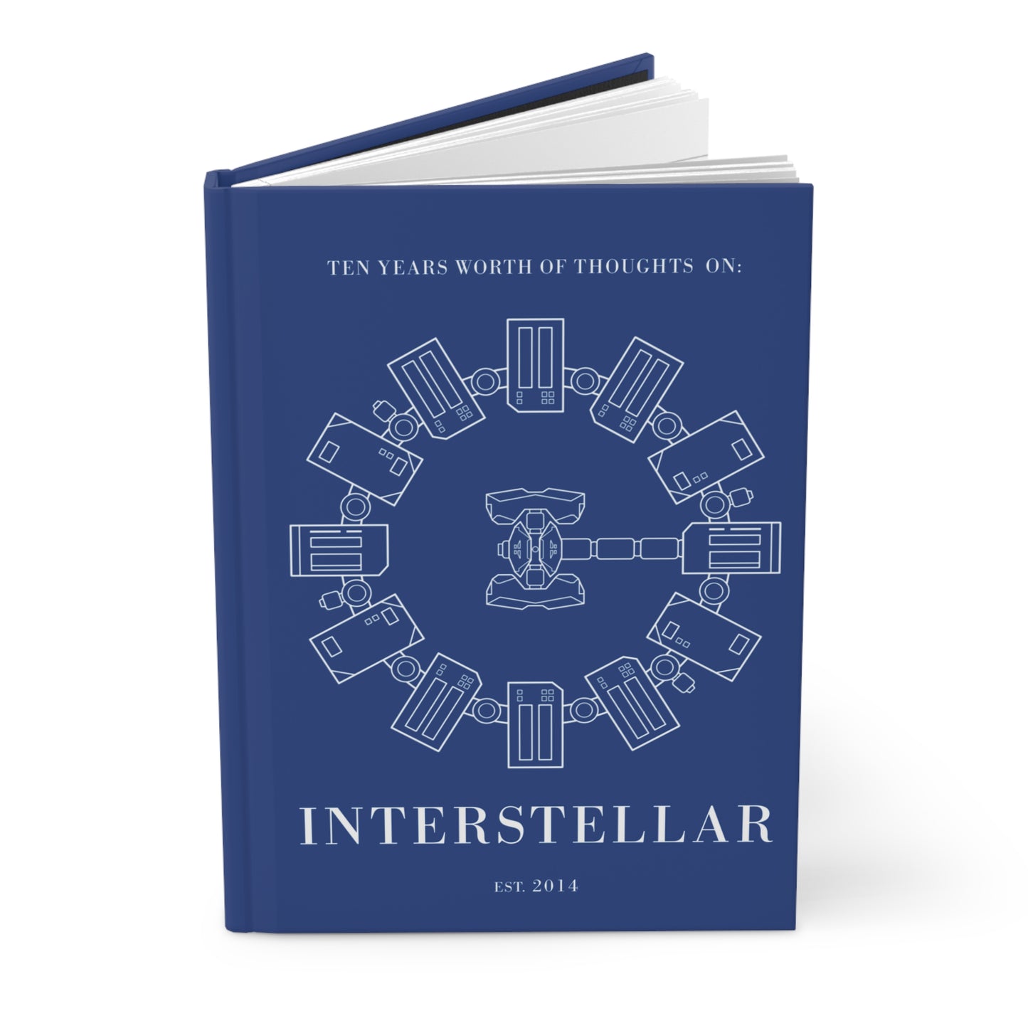 Thoughts on Interstellar - Hardcover notebook (Blue)