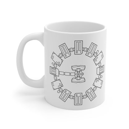 Minimalist Interstellar Coffee Mug, Endurance