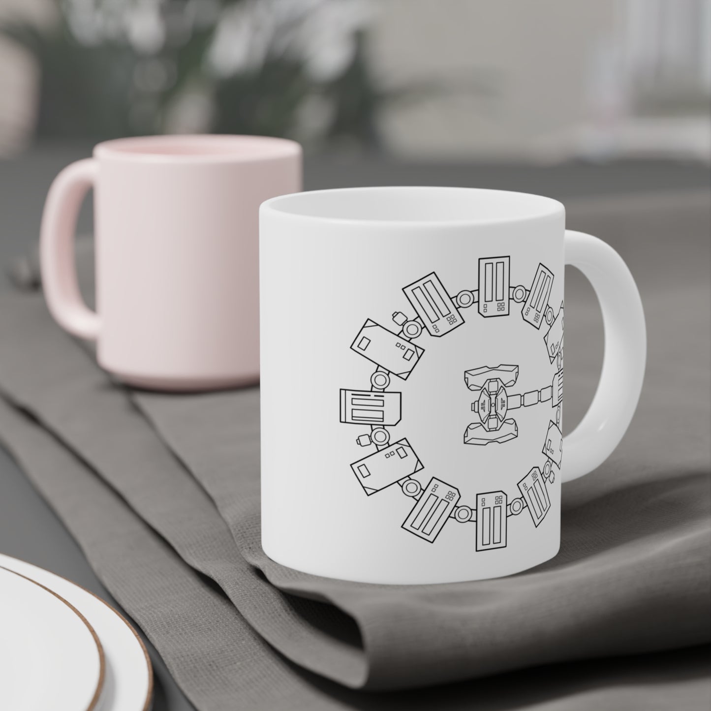 Minimalist Interstellar Coffee Mug, Endurance